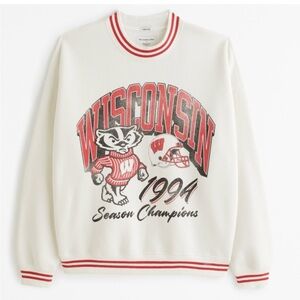 Abercrombie & Fitch x Reserve by BLUE 84  sweatshirt Size Small Wisconsin